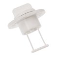 Barton Marine Drain Plug and Socket, White 15mm, 19/32 in., Bore 42358